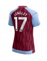 Aston Villa Clement Lenglet #17 Domácí Dres pro Dámské 2023-24 Krátký Rukáv